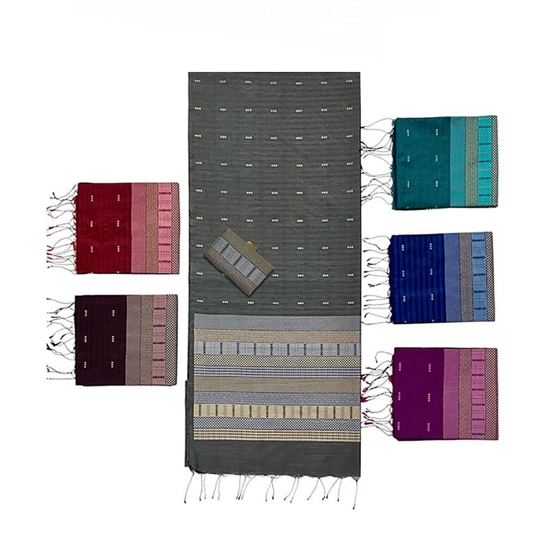TARA SITARA SILK SAREE WITH CLUTCH