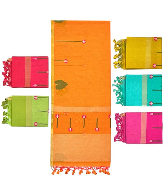 NALINI SILK LINEN SAREE